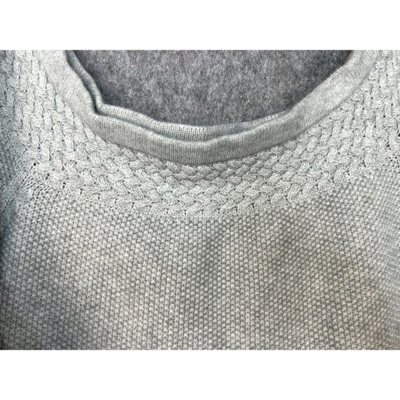 Lane Bryant Sweater Women's 22/24 Plus Size Gray Cable Knit - Picture 4 of 10